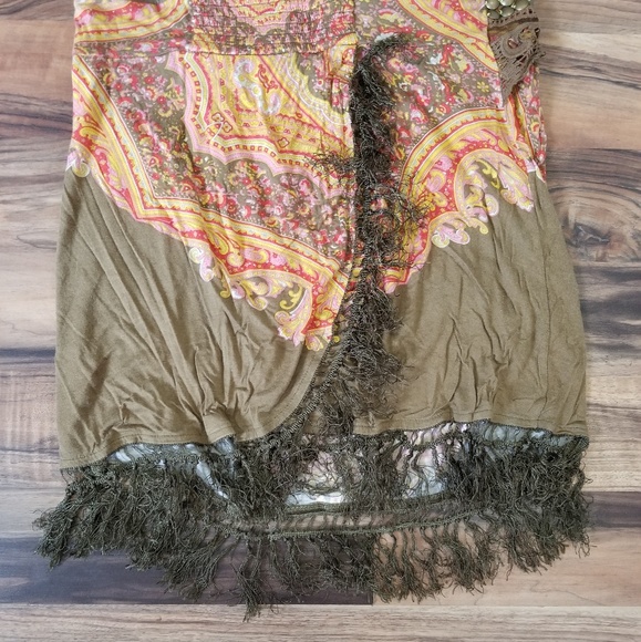 Free People Embellished Fringe Top - Picture 4 of 7